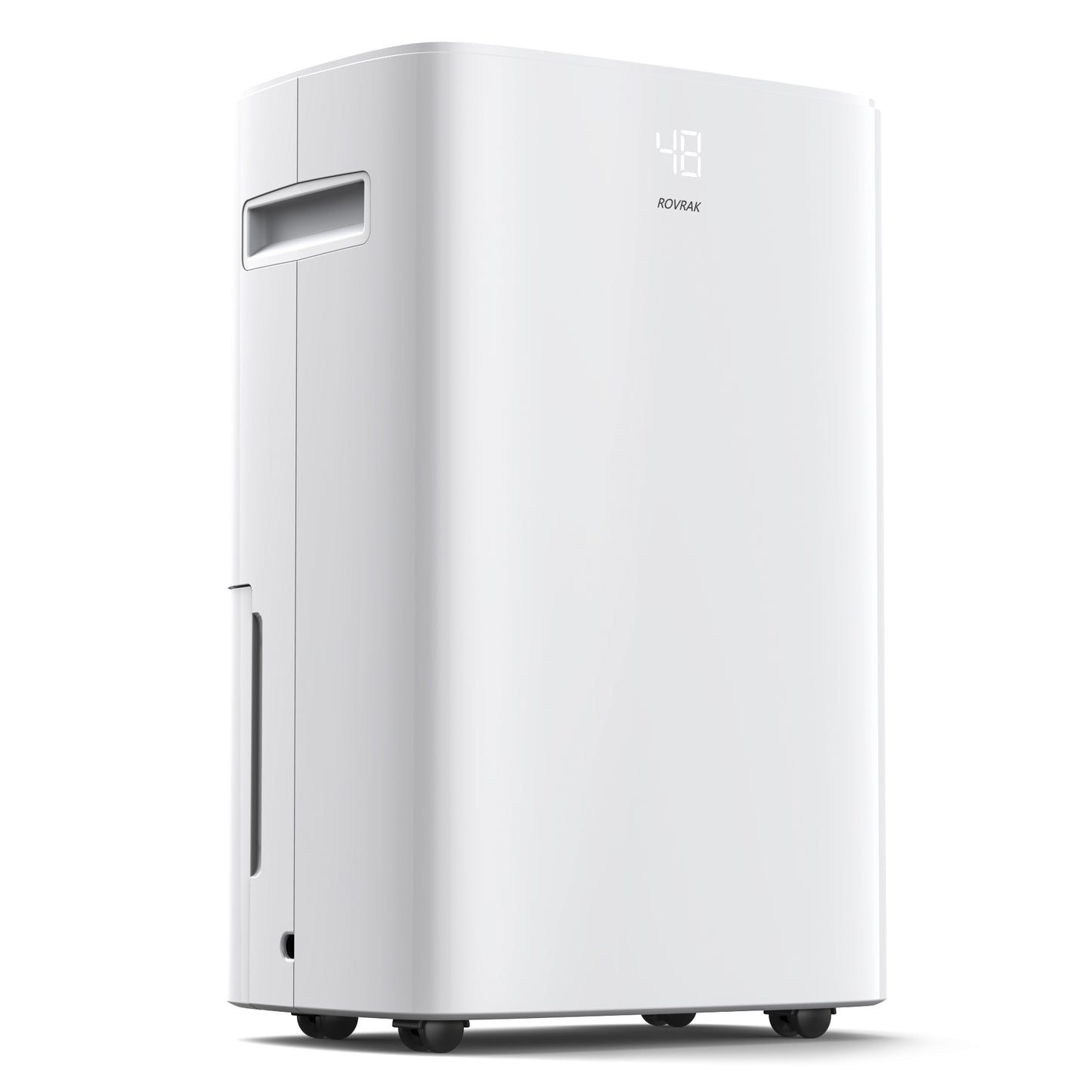 ROVRAK 35 Pint 2500 Sq. Ft. Dehumidifier for Home Bedroom Basement Wet Bathroom with Smart Humidity Control, Continuous Drain Hose and 0.66 Gallon Water Tank Capacity